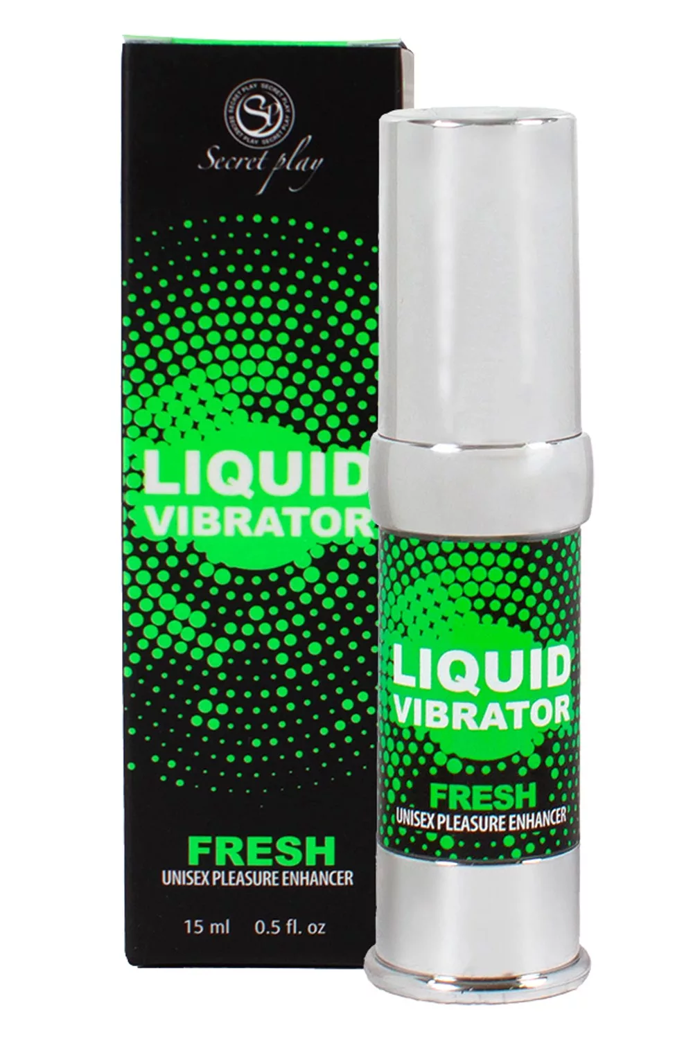 Liquide vibrant effet frais à la menthe unisexe 15ml