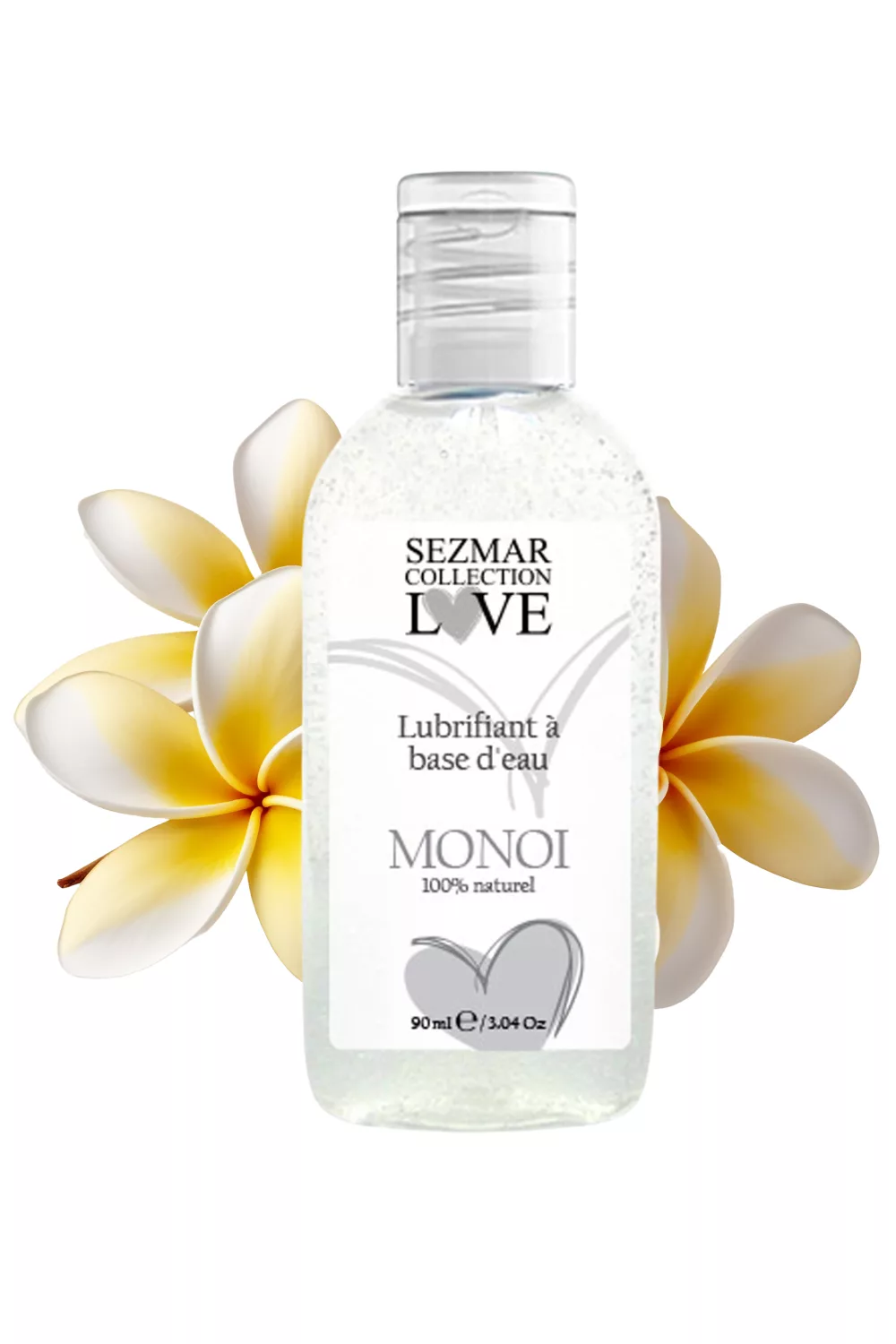 Lubrifiant à base d'eau 100% naturel Monoï 90 ml