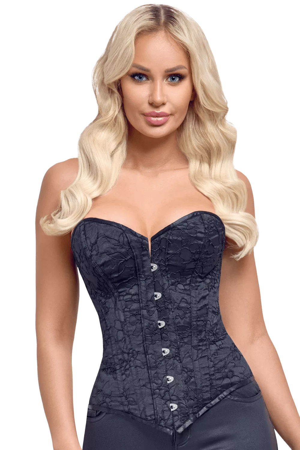 Corsage bustier à baleines avec laçage au dos - Cottelli