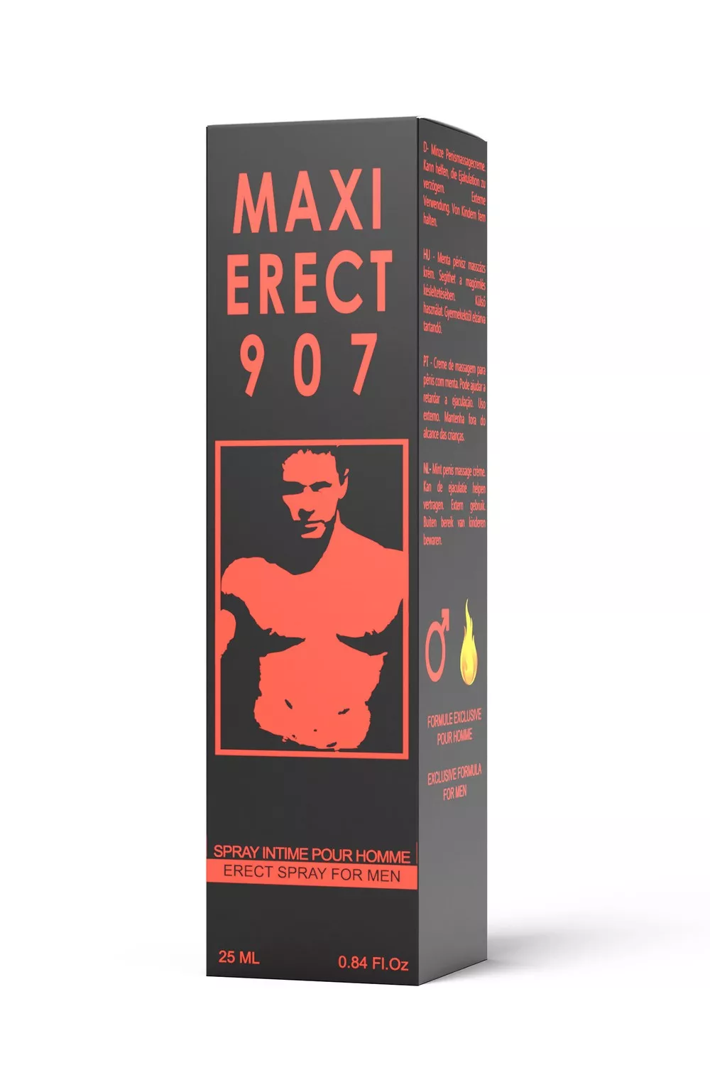 MAXI ERECT Spray Massage Pénis à l'Extrait de Piment de Cayenne 25 ml - RUF