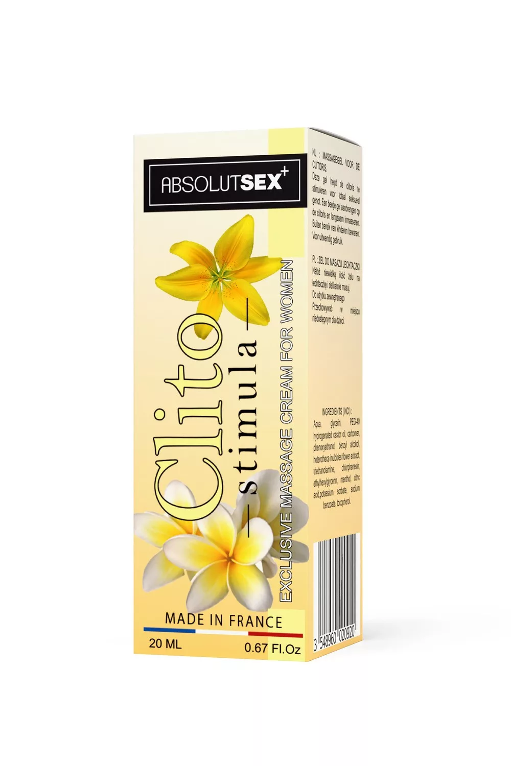 CLITO STIMULA Gel Orgasmique pour Femme 20 ml - RUF