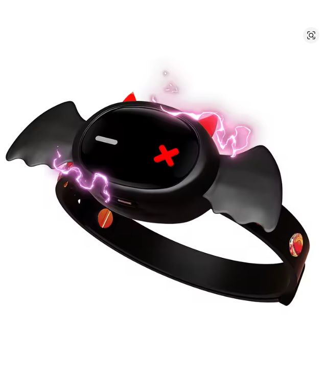 Accessoire interactif moderne avec télécommande et finition élégante pour jeux de rôle en couple.